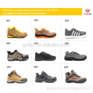 PVC upper lace up acid resistant safety shoes in stock